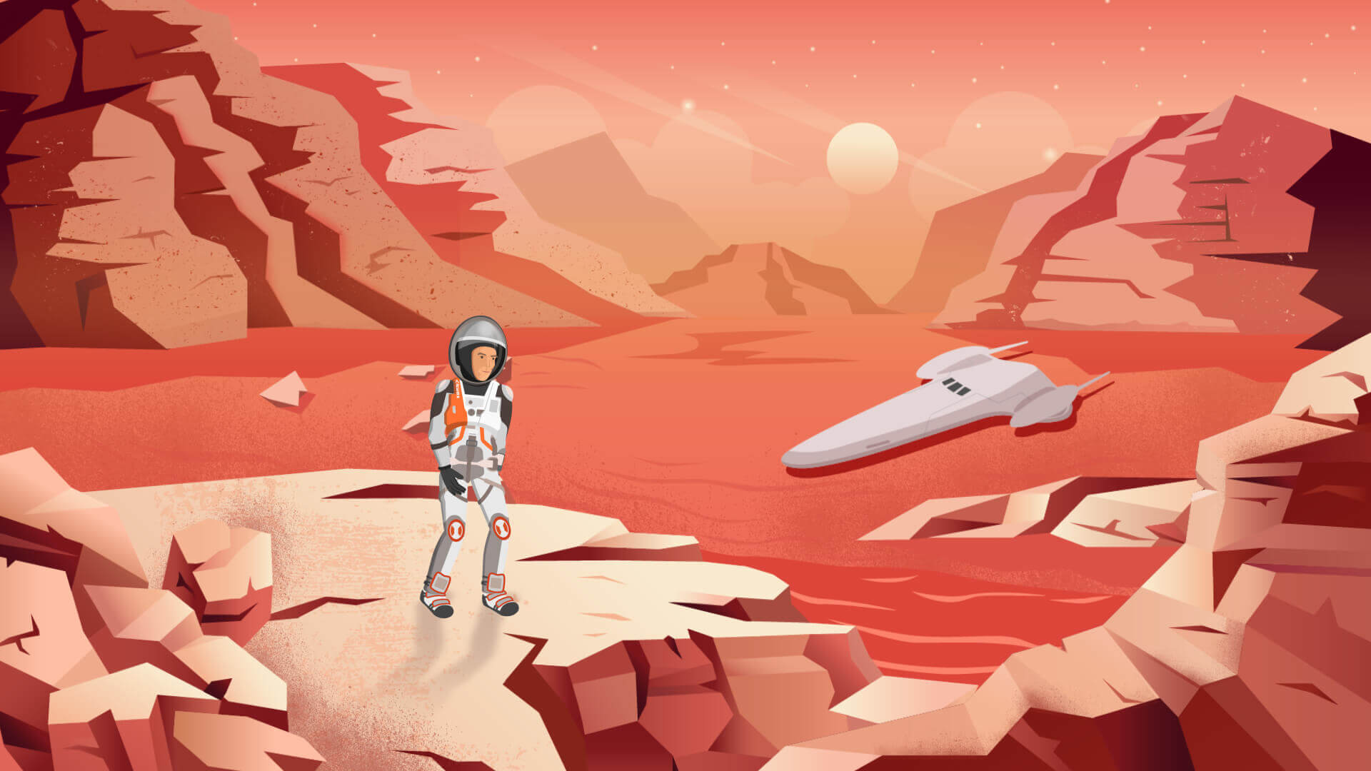 Titelbild ÖAMTC Animationsvideo Mars animierter Werbespot