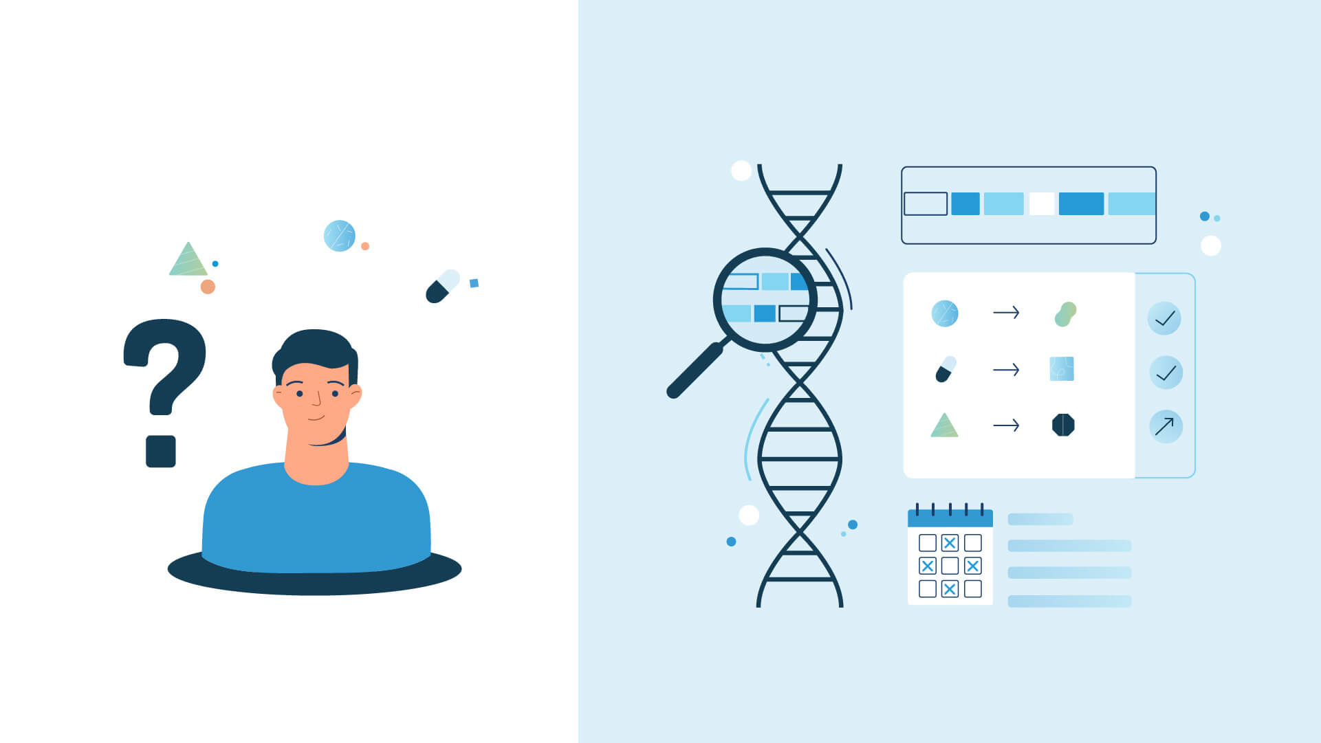 Titelbild für das Pharma Erklärvideo von Pharmgenetix Pharmakogenetische Analyse