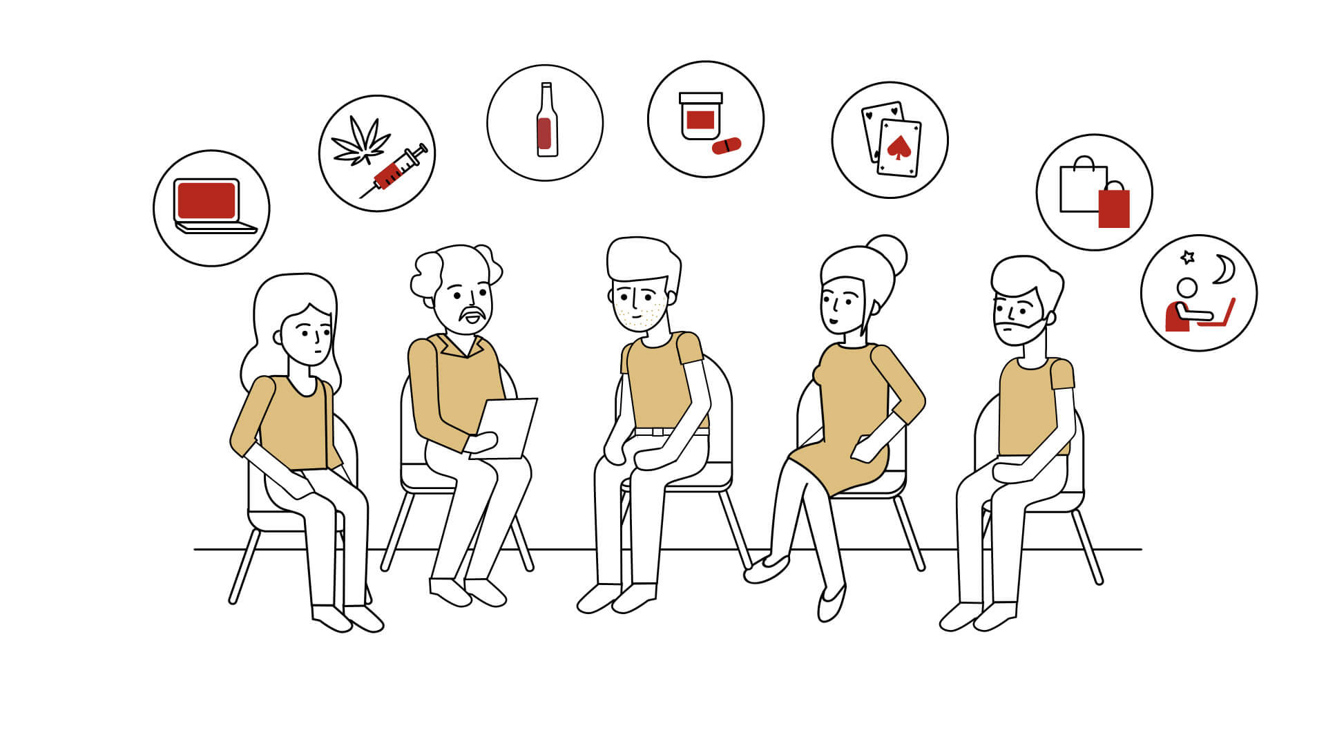 Illustration3 aus dem Erklärvideo zum Thema Alkoholsucht