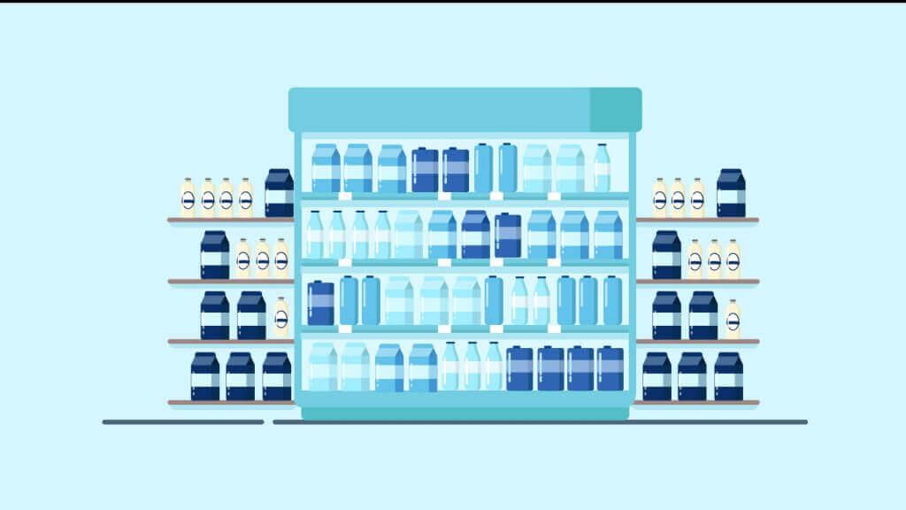 Illustration aus Erklärvideo AGES zum Thema Milch Milchsorten