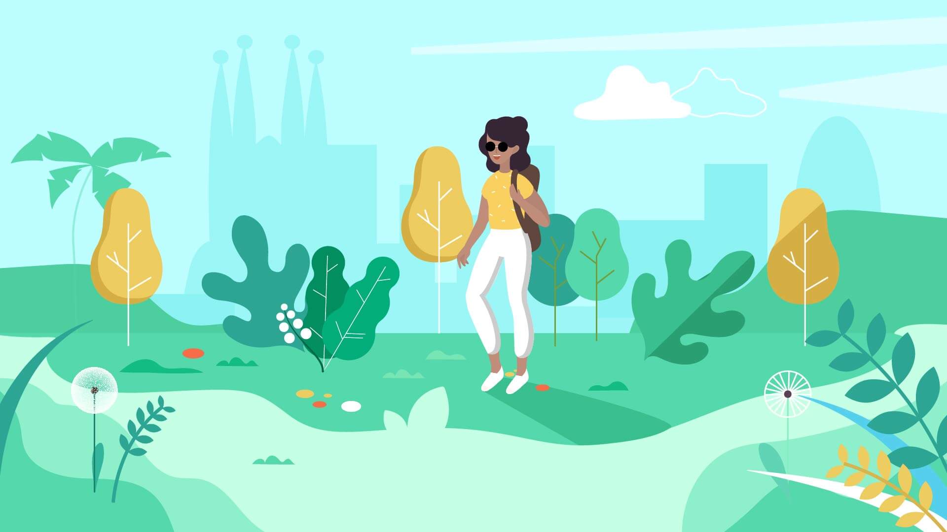 Erklärvideo Wien Beispiel für Stil im Flat Design